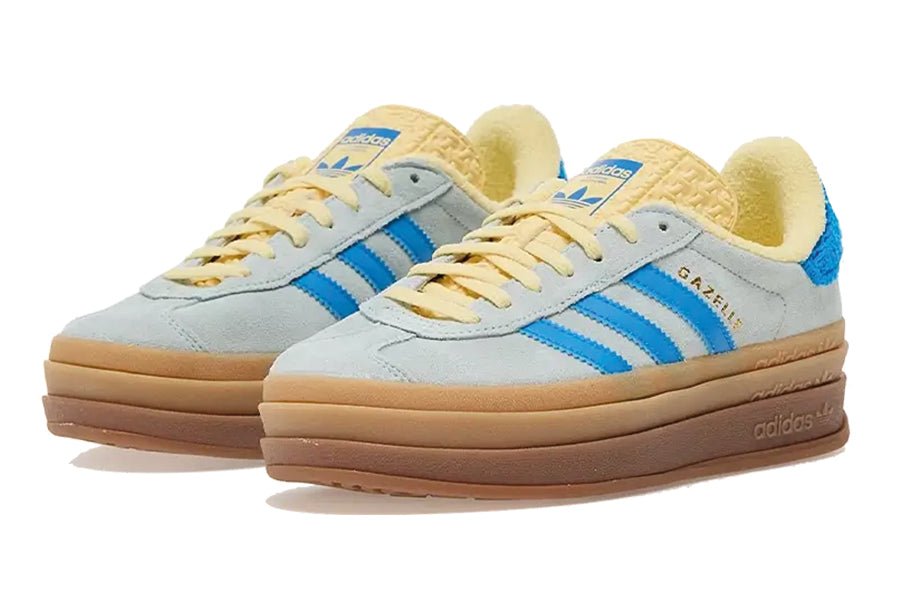Adidas-Gazelle Bold Almost Blue Yellow-StoreGoods