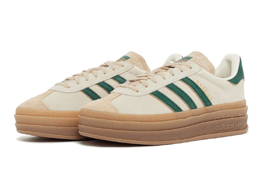 Adidas-Gazelle Bold Magic Beige Collegiate Green-StoreGoods