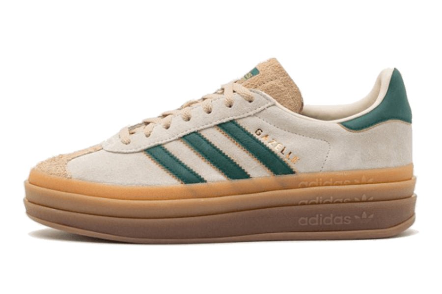 Adidas-Gazelle Bold Magic Beige Collegiate Green-StoreGoods