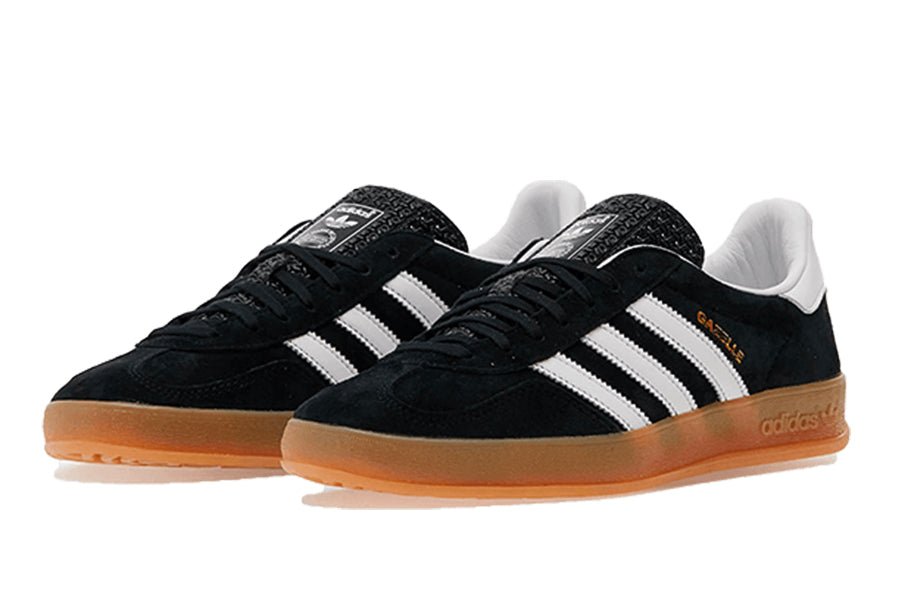 Adidas-Gazelle Indoor Black White Gum-StoreGoods