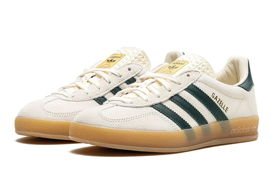 Adidas-Gazelle Indoor Cream White Collegiate Green Gum-StoreGoods