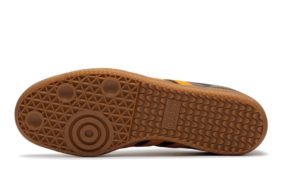 Adidas-Samba OG Dark Brown Yellow-StoreGoods
