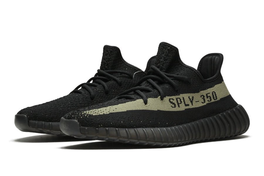 Adidas-Yeezy Boost 350 V2 Black Green-StoreGoods