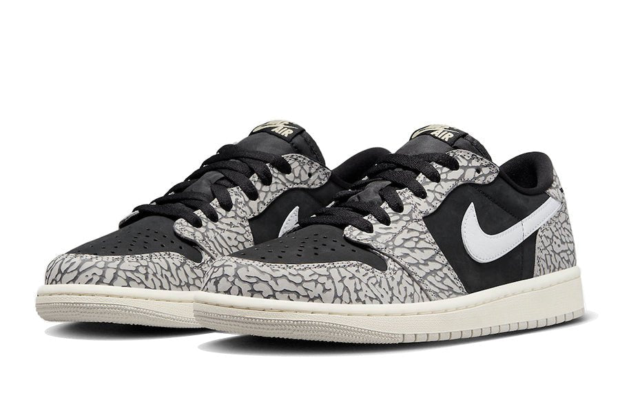 Air Jordan-Air Jordan 1 Low Black Cement-StoreGoods