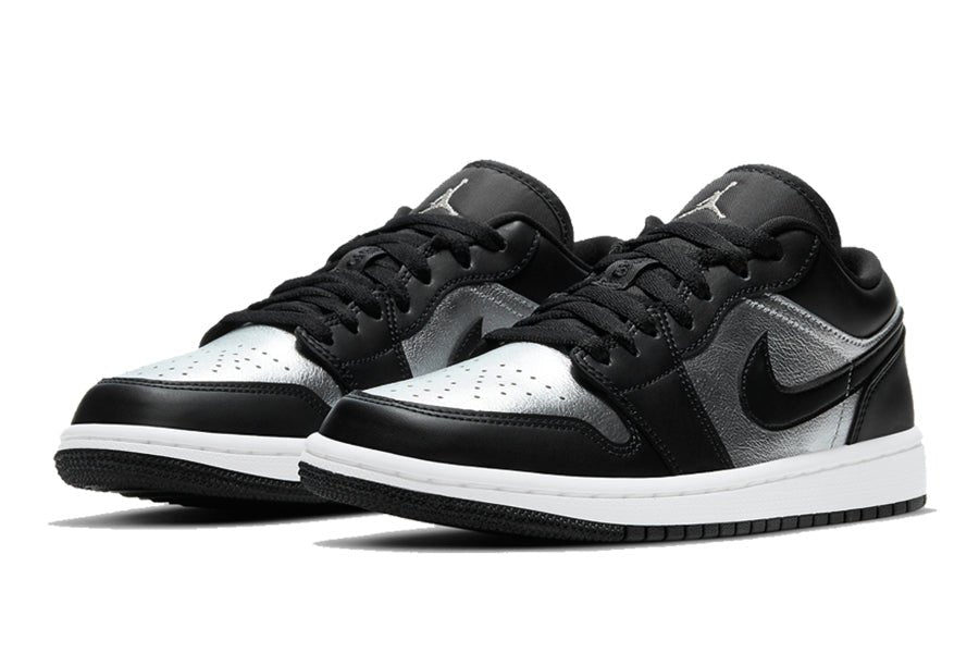Air Jordan-Air Jordan 1 Low Black Metallic Silver-StoreGoods
