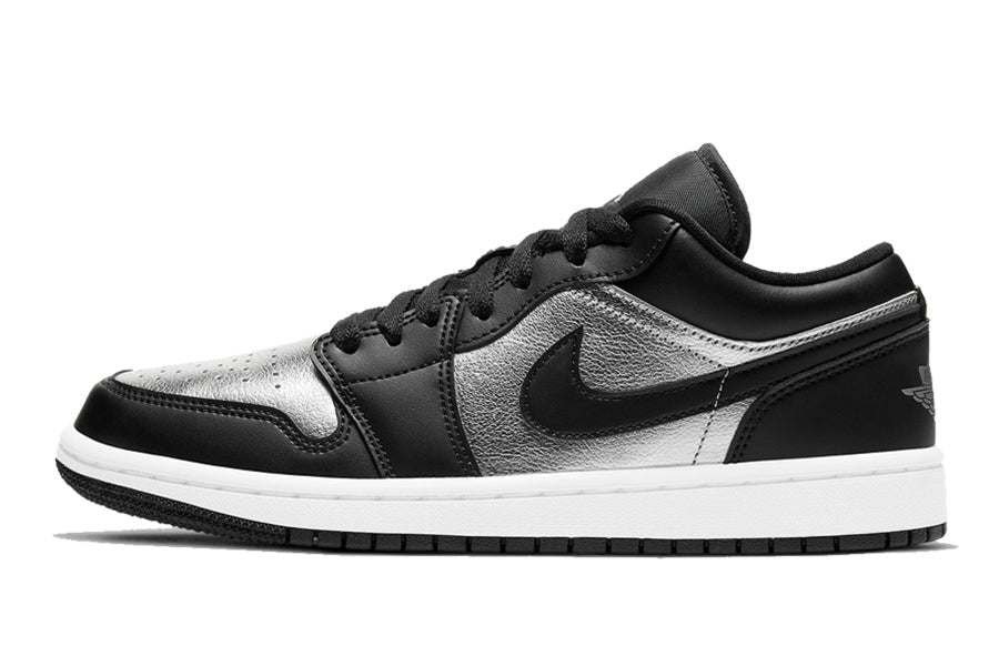 Air Jordan-Air Jordan 1 Low Black Metallic Silver-StoreGoods
