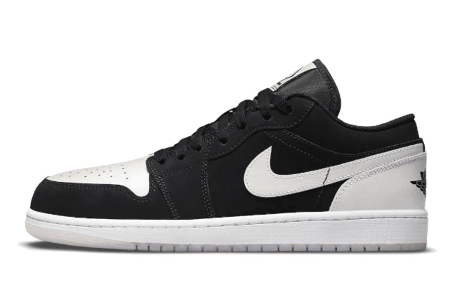 Air Jordan-Air Jordan 1 Low Black White Diamond-StoreGoods