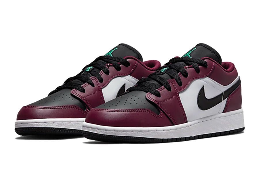 Air Jordan-Air Jordan 1 Low Dark Beetroot Black Roma Green-StoreGoods