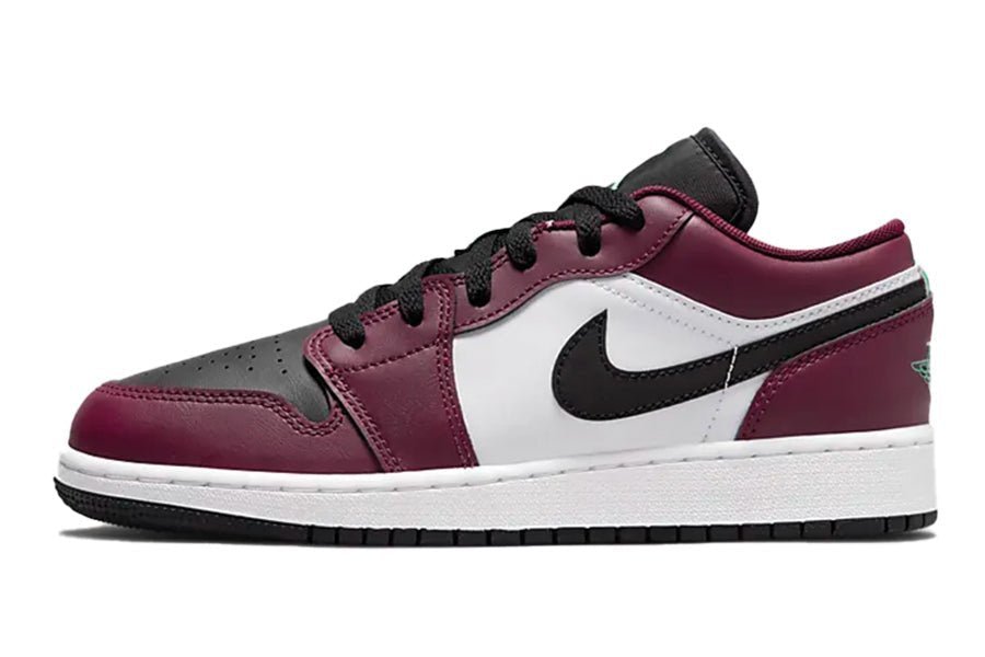 Air Jordan-Air Jordan 1 Low Dark Beetroot Black Roma Green-StoreGoods