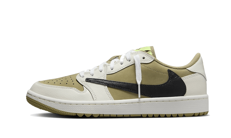 Air Jordan-Air Jordan 1 Low Golf Travis Scott Neutral Olive-StoreGoods