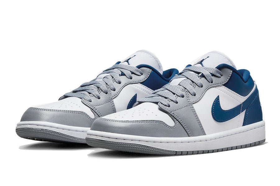 Air Jordan-Air Jordan 1 Low White Grey Blue-StoreGoods