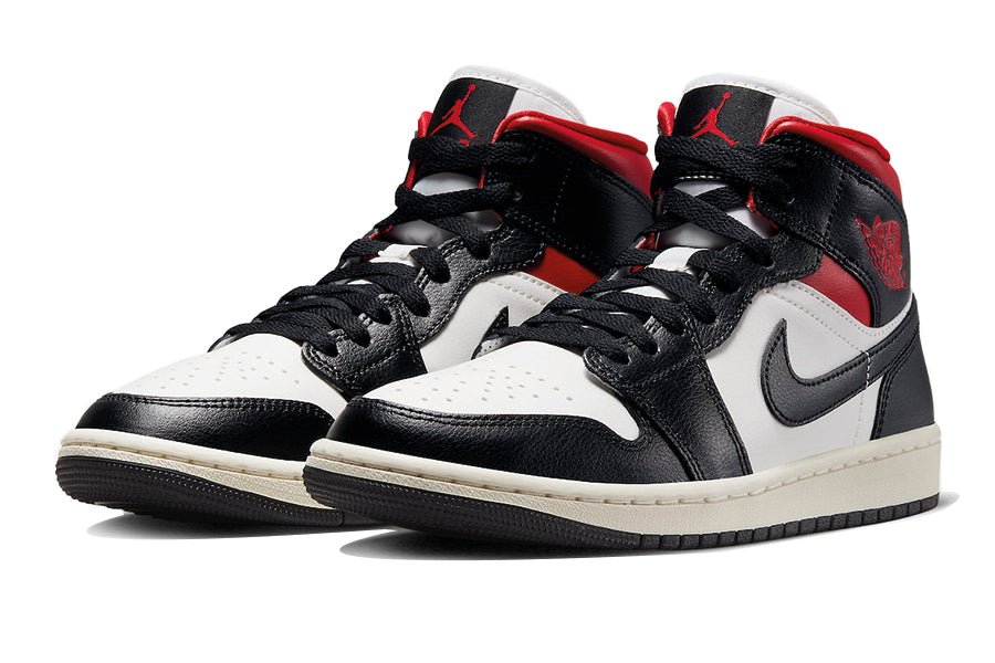 Air Jordan-Air Jordan 1 Mid Black Gym Red-StoreGoods