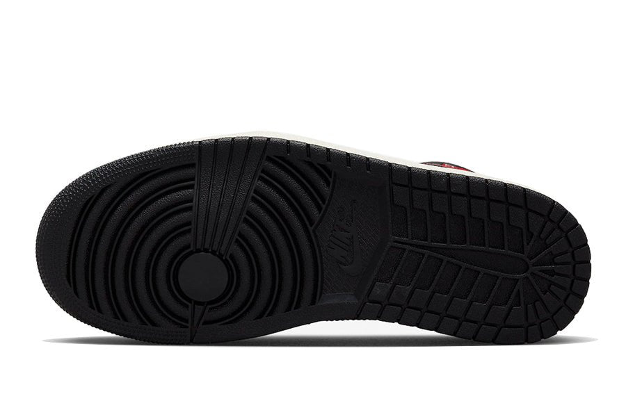 Air Jordan-Air Jordan 1 Mid Black Gym Red-StoreGoods
