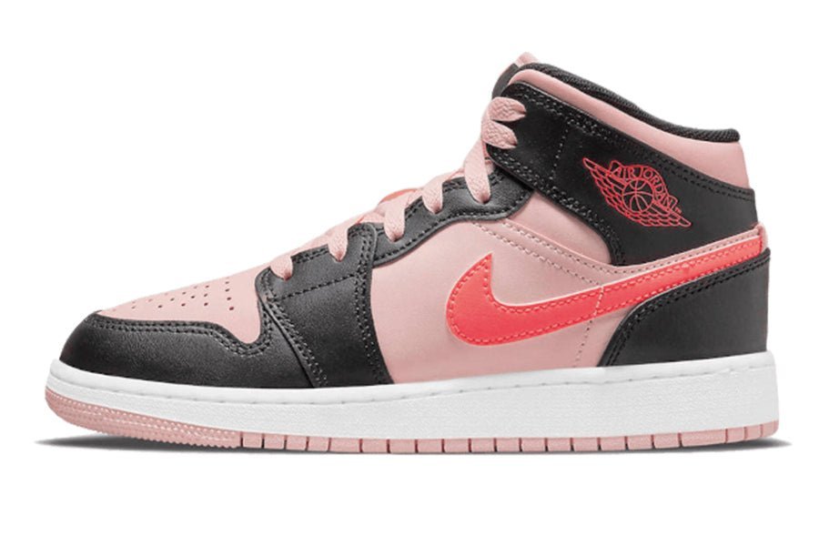 Air Jordan-Air Jordan 1 Mid Black Pink Crimson-StoreGoods