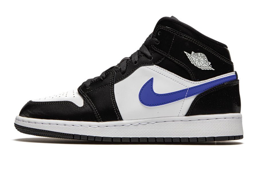 Air Jordan-Air Jordan 1 Mid Black Racer Blue White-StoreGoods