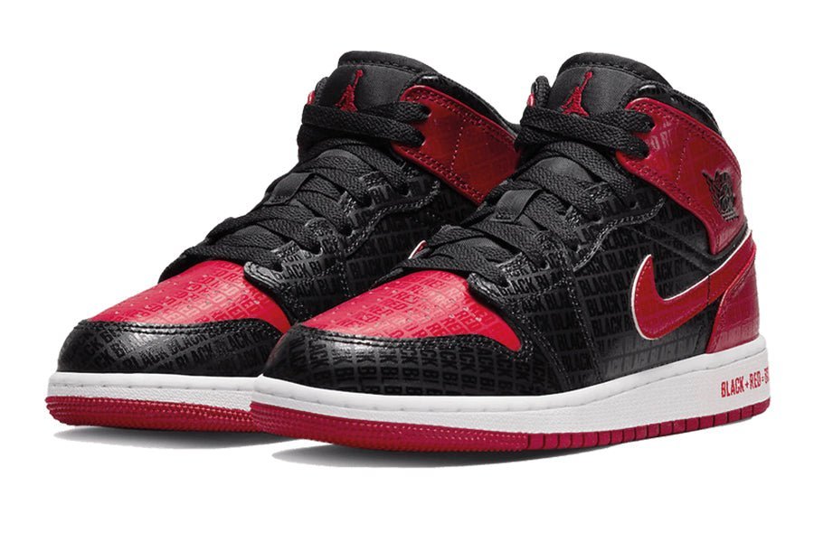 Air Jordan-Air Jordan 1 Mid Bred Text-StoreGoods