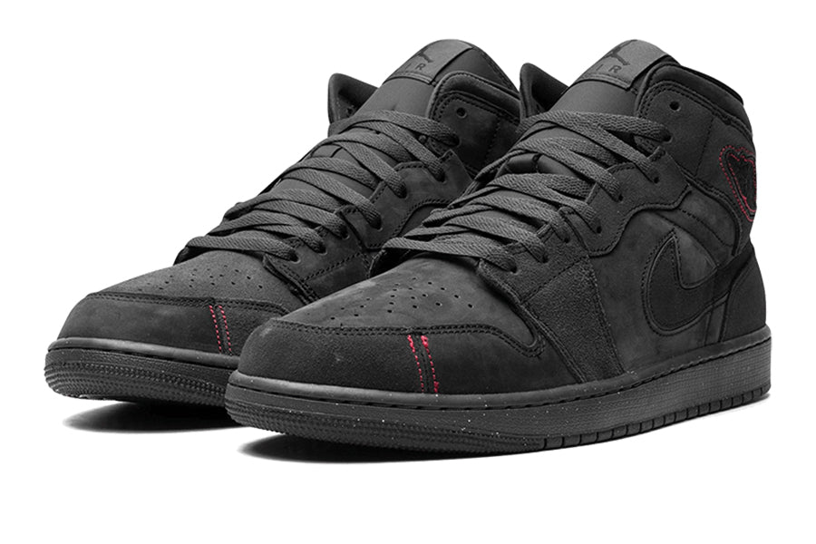 Air Jordan-Air Jordan 1 Mid Craft Grey Red-StoreGoods