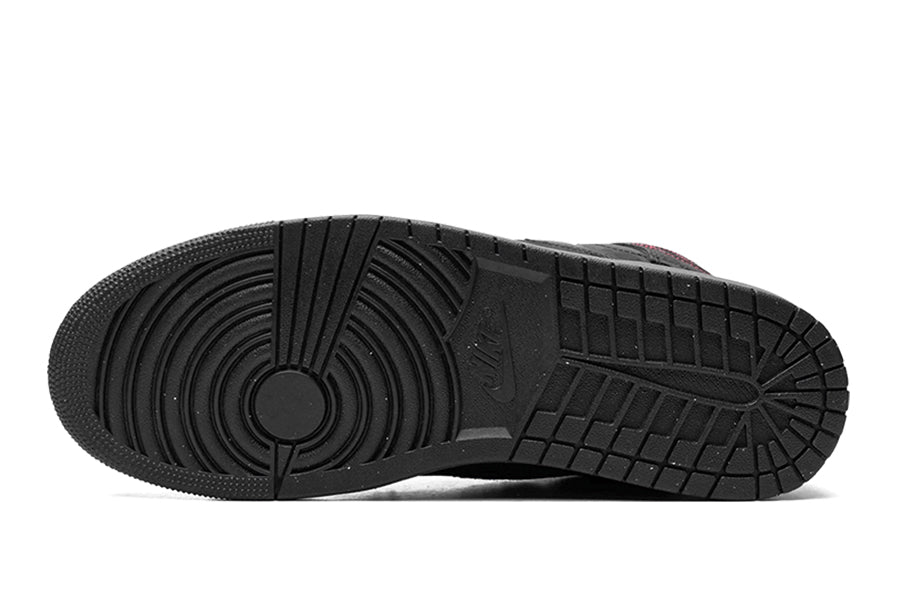 Air Jordan-Air Jordan 1 Mid Craft Grey Red-StoreGoods
