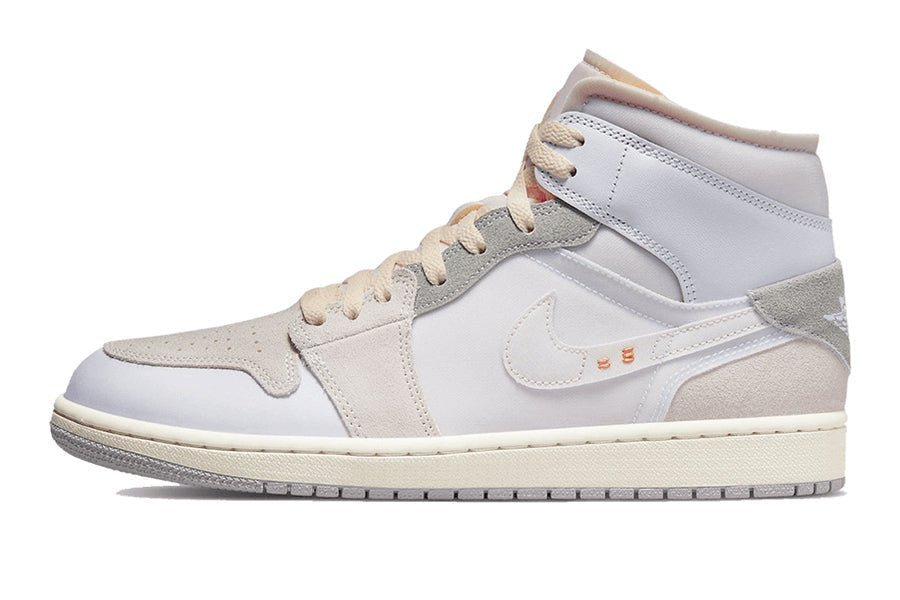 Air Jordan-Air Jordan 1 Mid Craft Inside Out White Grey-StoreGoods