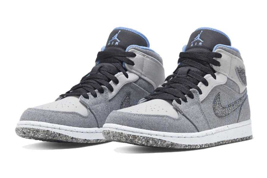Air Jordan-Air Jordan 1 Mid Crater Grey University Blue-StoreGoods