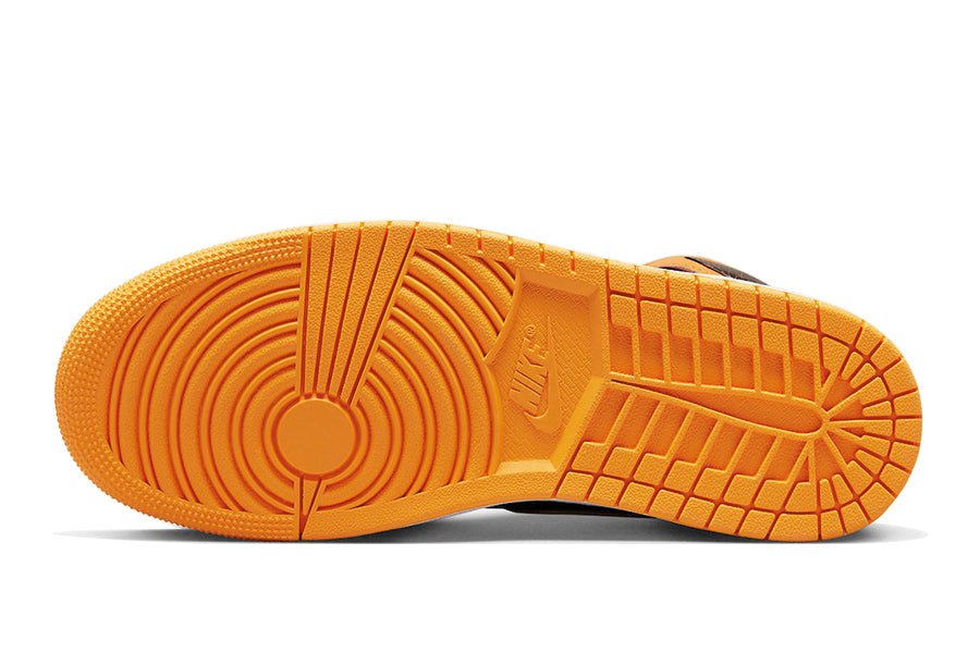 Air Jordan-Air Jordan 1 Mid Fat Tongue Black Orange-StoreGoods