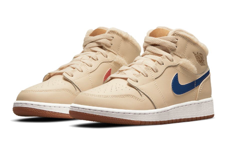 Air Jordan-Air Jordan 1 Mid Fleece Pearl White-StoreGoods