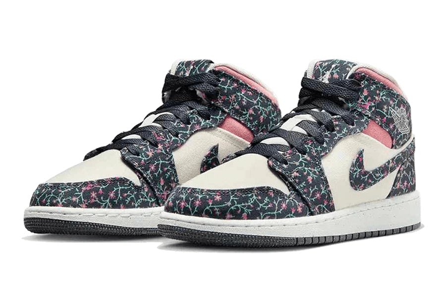 Air Jordan-Air Jordan 1 Mid Floral Canvas-StoreGoods