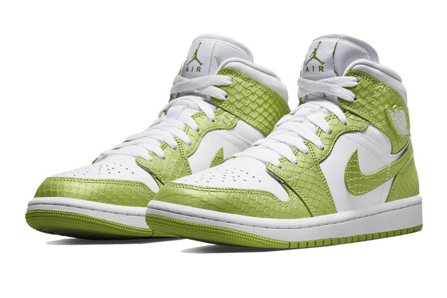 Air Jordan-Air Jordan 1 Mid Green Python-StoreGoods