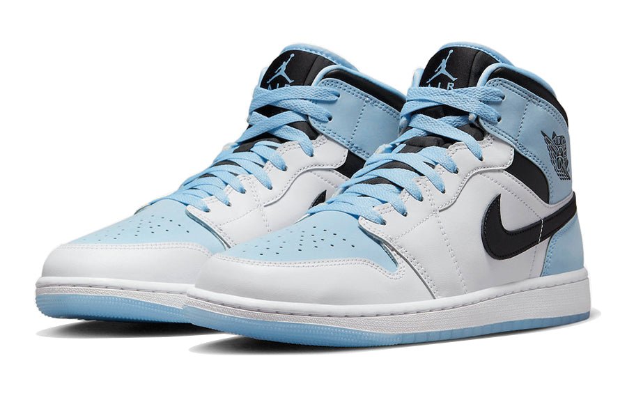 Air Jordan-Air Jordan 1 Mid Ice Blue Black-StoreGoods