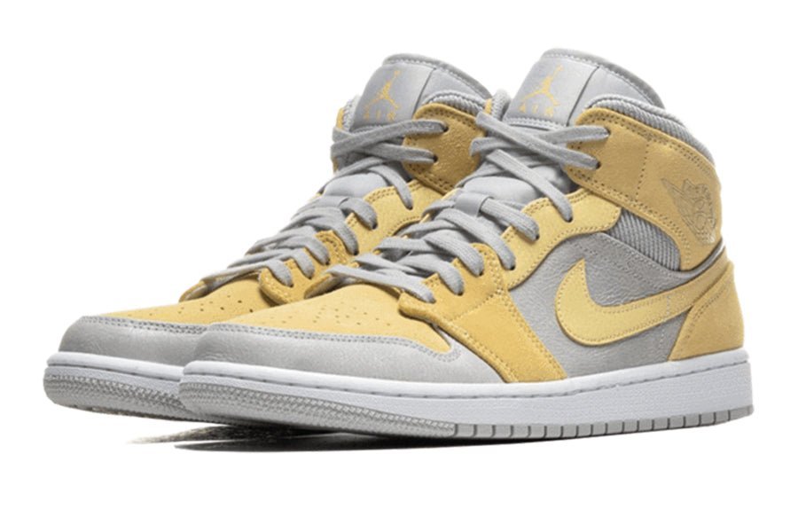 Air Jordan-Air Jordan 1 Mid Mixed Textures Yellow-StoreGoods