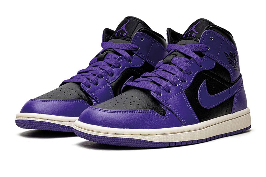 Air Jordan-Air Jordan 1 Mid Purple Black-StoreGoods