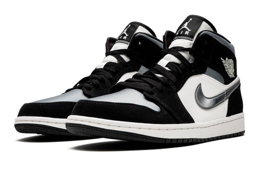 Air Jordan-Air Jordan 1 Mid Satin Grey Toe-StoreGoods