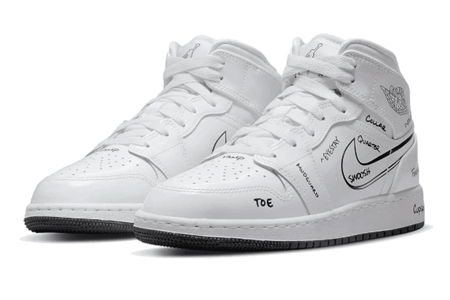 Air Jordan-Air Jordan 1 Mid Schematic-StoreGoods