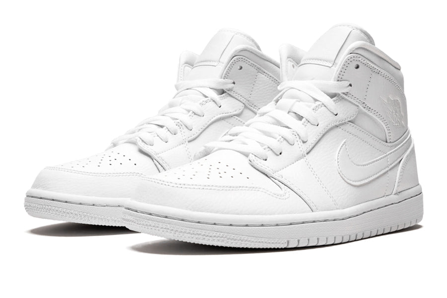 Air Jordan-Air Jordan 1 Mid Triple White-StoreGoods