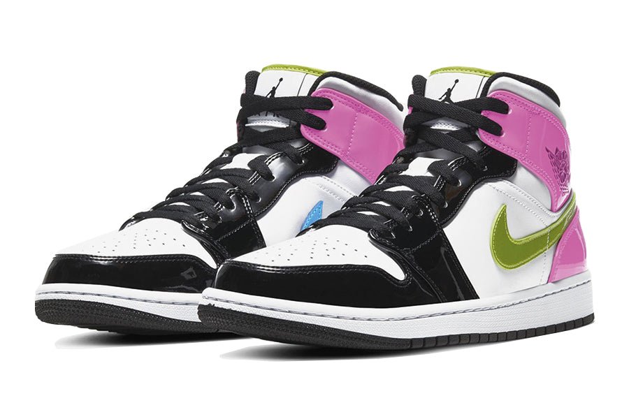 Air Jordan-Air Jordan 1 Mid White Black Cyber Pink-StoreGoods