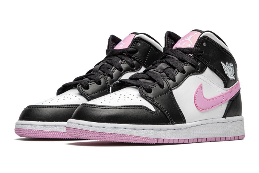 Air Jordan-Air Jordan 1 Mid White Black Light Arctic Pink-StoreGoods