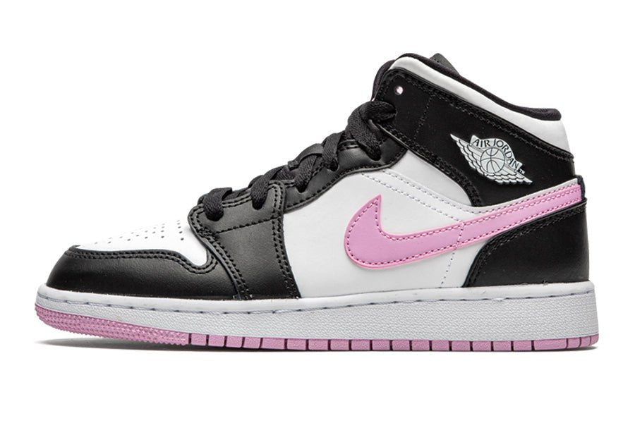 Air Jordan-Air Jordan 1 Mid White Black Light Arctic Pink-StoreGoods
