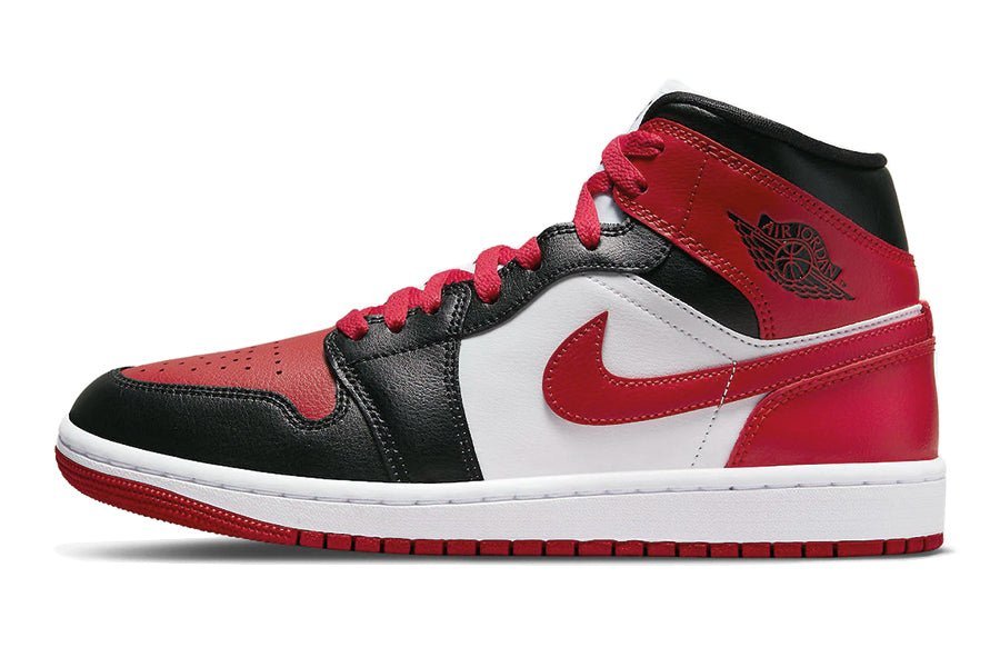 Air Jordan-Air Jordan 1 Mid White Bred Toe-StoreGoods