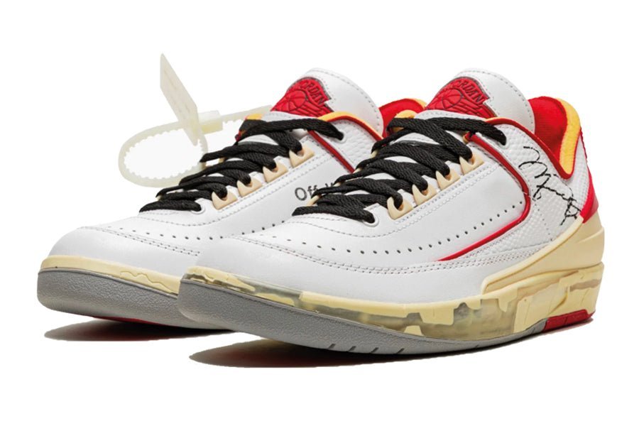 Air Jordan-Air Jordan 2 Low Off White White Red-StoreGoods