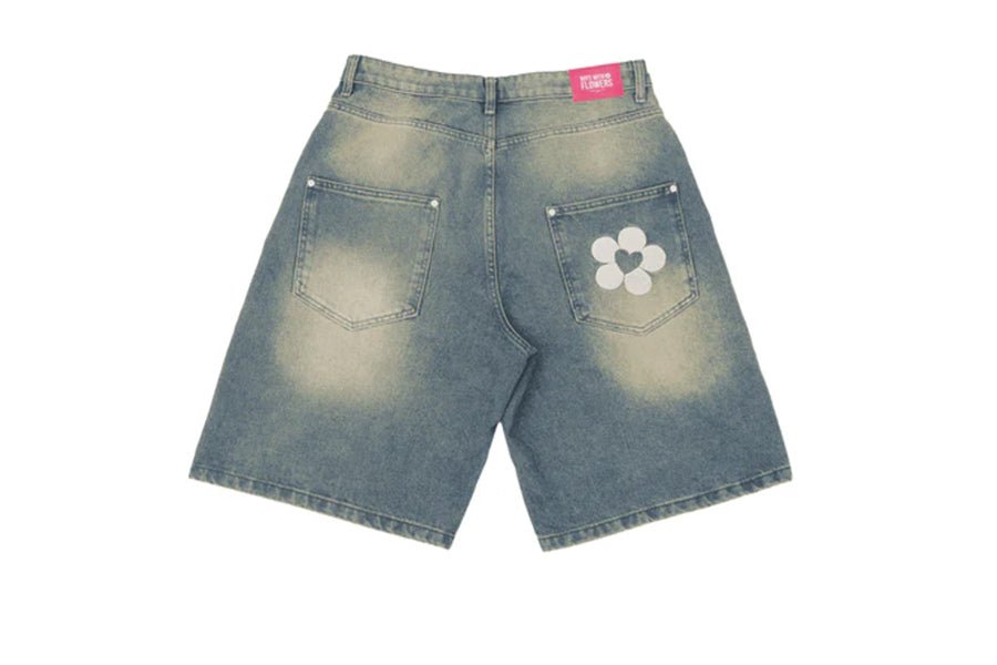 Boys with Flowers-Denim Shorts Blue-StoreGoods