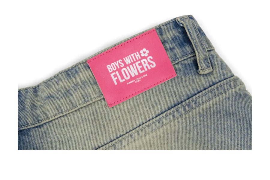 Boys with Flowers-Denim Shorts Blue-StoreGoods