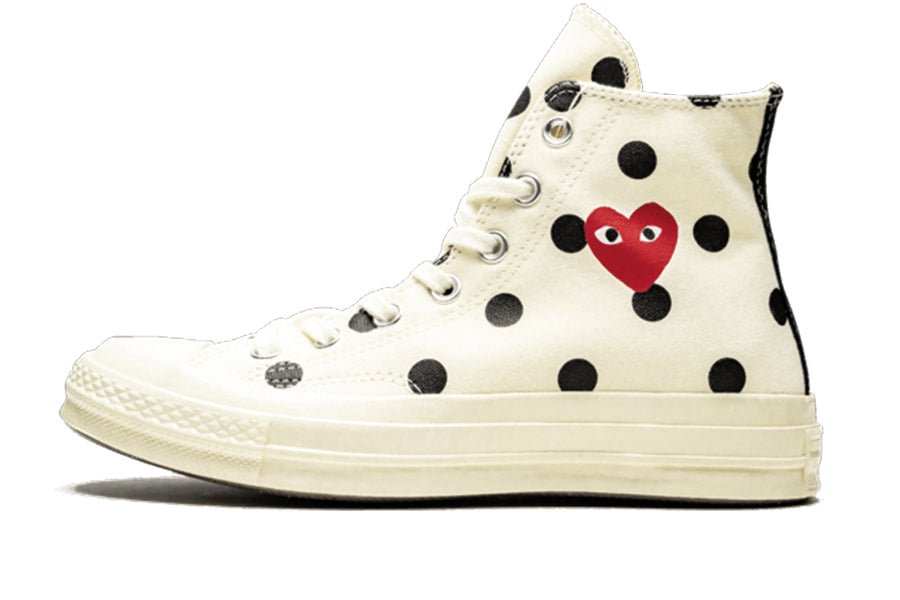 Converse-Chuck Taylor All-Star 70S Hi Comme Des Garcons Polka Dot White-StoreGoods