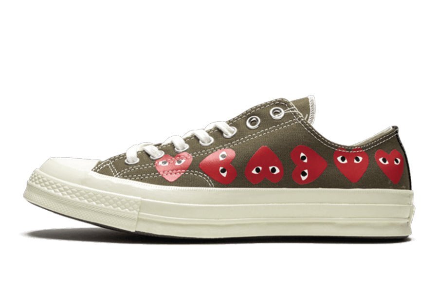 Converse-Chuck Taylor All-Star 70S Ox Comme Des Garcons Multi-Heart Green-StoreGoods