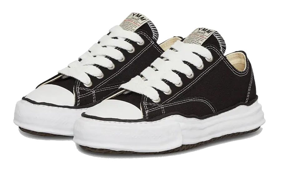Maison Mihara Yasuhiro-Maison Mihara Yasuhiro Peterson OG Sole Canvas Low Black-StoreGoods