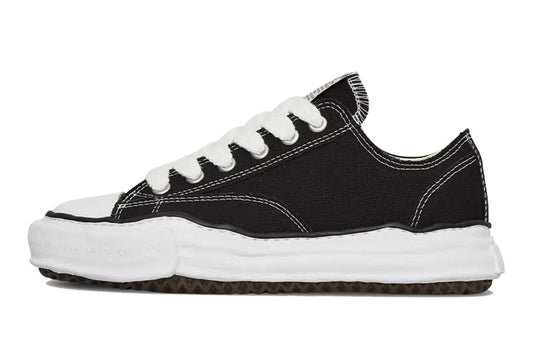 Maison Mihara Yasuhiro-Maison Mihara Yasuhiro Peterson OG Sole Canvas Low Black-StoreGoods