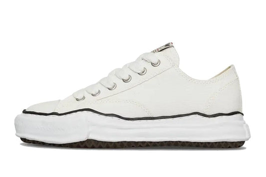 Maison Mihara Yasuhiro-Maison Mihara Yasuhiro Peterson OG Sole Canvas Low White-StoreGoods