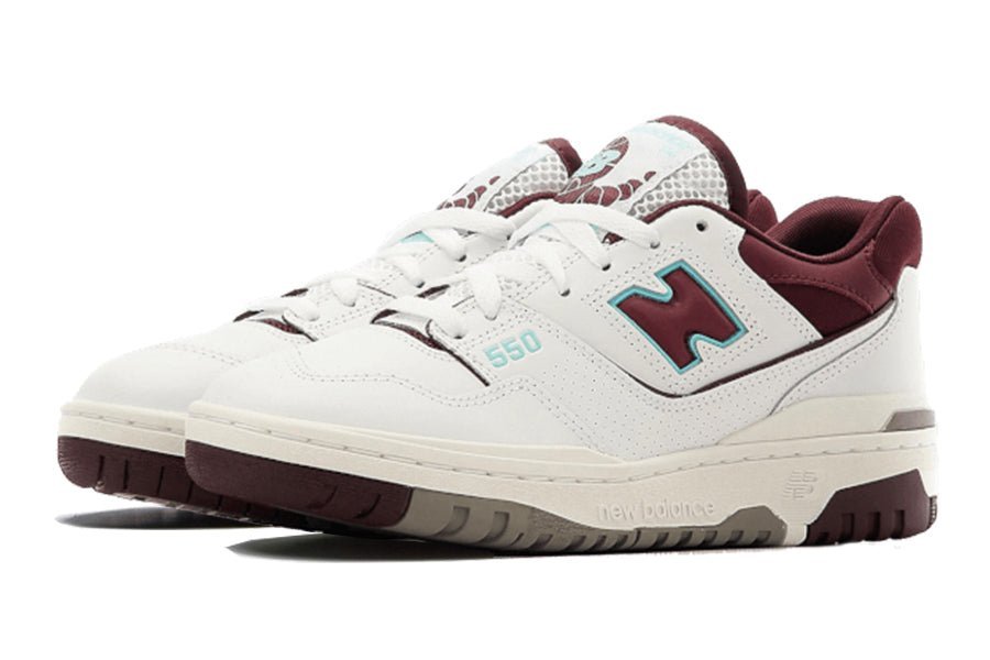 New Balance-550 Burgundy Cyan-StoreGoods