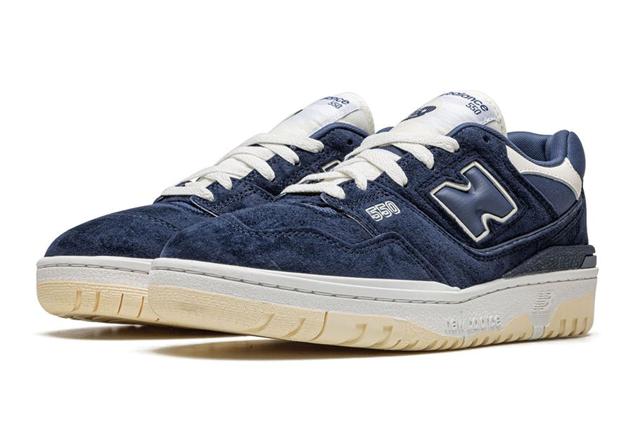 New Balance-550 Natural Indigo Suede-StoreGoods