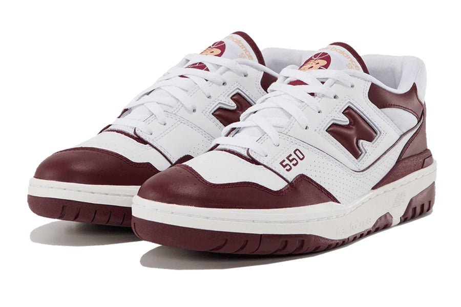 New Balance-550 White Burgundy-StoreGoods