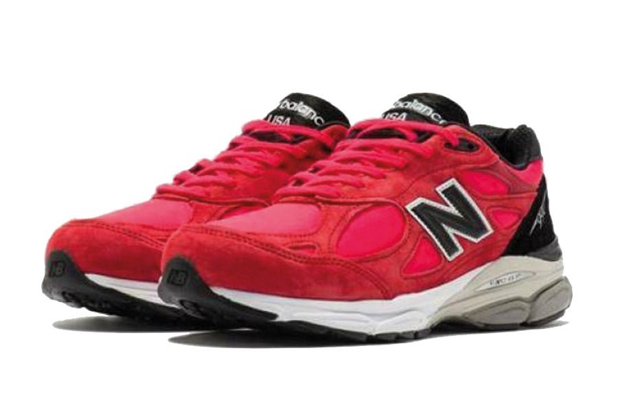 New Balance-990 V3 Red Suede-StoreGoods